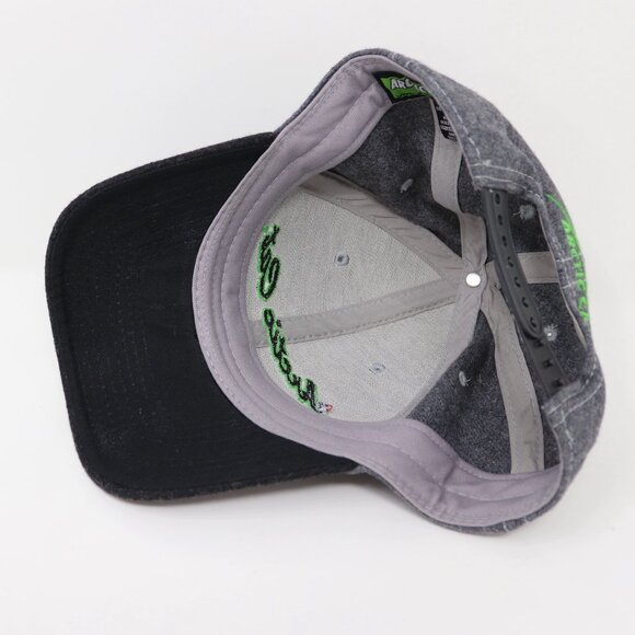 Arctic Cat Wool Hat Men's Baseball Cap Gray & Green - Picture 10 of 10